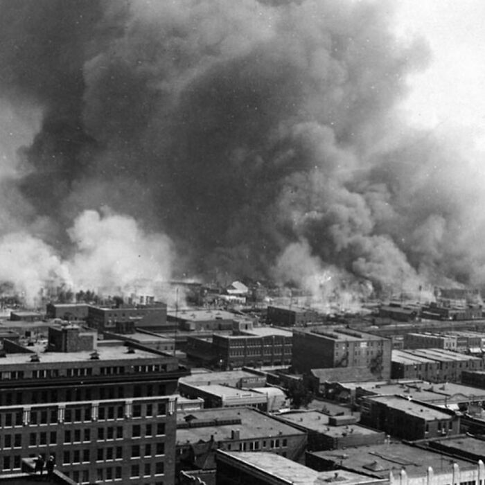On This Day In 1921, The Tulsa Race Massacre Begins. One Of America’s Worst And Least Known Incidents Of Racial Violence. On May 30th, An African American Man, Dick Rowland Was Riding In An Elevator With A White Woman. It Is Unclear As To What Happened In The Elevator, But It Believed That The Woman Screamed And Rowland Fled The Scene. The Police Arrested Rowland The Following Day And Began An Investigation. The Next Day, A Newspaper Reported That Rowland Would Be Lynched. This Began A 2 Day Riot Where The Outnumbered African Americans Had Their Businesses And Homes Burned In Greenwood, One Of The Few Up And Coming African American Cities At The Time. As Of Result, It Is Now Believed That Around 300 African Americans Have Died While 10 White People Have Died. Roughly 9,000 African Americans Were Left Homeless And Thousands Were Arrested.