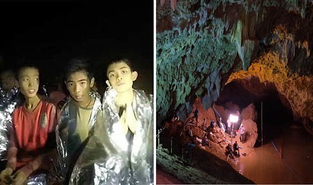 On This Day In 2018, A Thai Soccer Team Gets Trapped In A Cave. The Coach Of The Team Takes His Team, To Explore A Cave, Intending To Stay Just About An Hour. But A Monsoon Hit While They Are Underground And The Cave’s Entrance Floods, The Coach And His 12 Players, Ages 11-16, Become Trapped. The Team Would Remain Stuck Underground For More Than Two Weeks. The Team Survived By Drinking Fresh Water That Dripped From A Cave Stalactite. Everyone On The Team Was Rescued. However, A Rescuer Died While Attempting To Give An Oxygen Tank To The Boys.