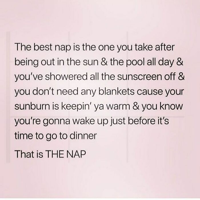 Where My Fellow Nappers At?! (Credit Unknown)
•
•
•
•
#naplife #summernap #nappersofinstagram #mamaneedsanap #mamaneedssleep #mamaneedsabreak #ilovenaps #nappersunite