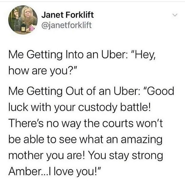 And That’s Before I’ve Been Drinking. Follow @janetforklift For More!
•
•
•
•
#oversharer #empath #supportoneanother #funnywomen