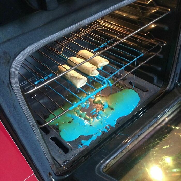 The Time I Mistook A Cutting Board For A Silicone Baking Sheet. We All Start Somewhere On Our Culinary Journey