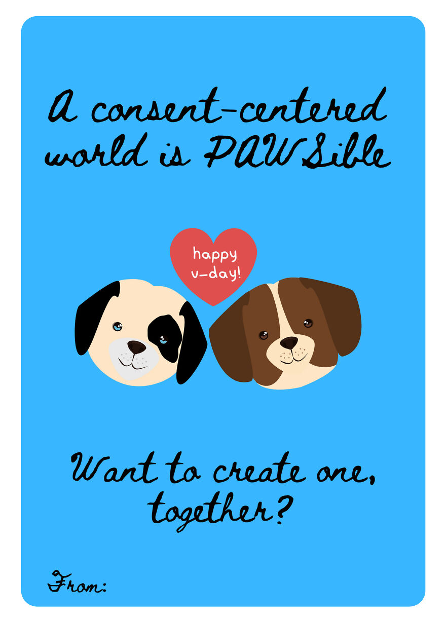 We Created Consent-Centered Valentine's Day Cards Our Society Needs (8 Pics)