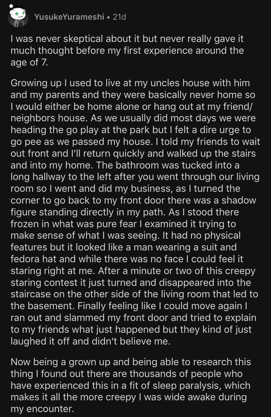 People Share The Experiences That Made Them Believe In The Paranormal In This Online Group People Share The Experiences That Made Them Believe In The Paranormal In This Online Group