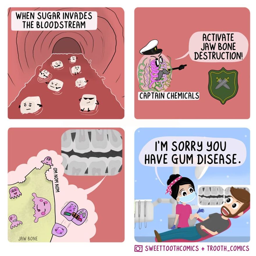 Dentist Uses His Free Time To Create Comics About His Profession And They Are Very Cute