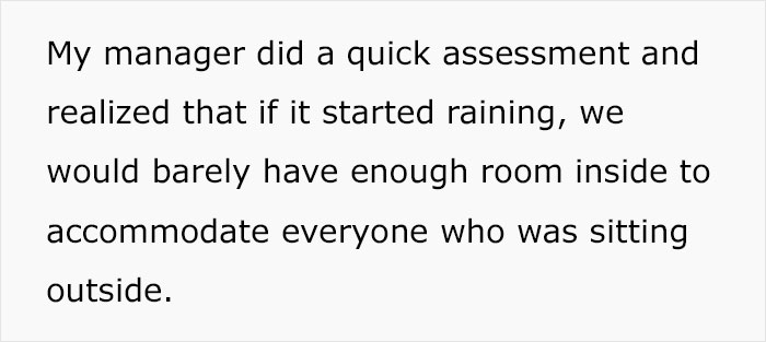 “A Cosmo In One Hand And Filet Mignon In Another”: Rude Karen Won’t Listen To Waiter’s Warning About Rain, Loses The Table For The Whole Group “A Cosmo In One Hand And Filet Mignon In Another”: Rude Karen Won’t Listen To Waiter’s Warning About Rain, Loses The Table For The Whole Group