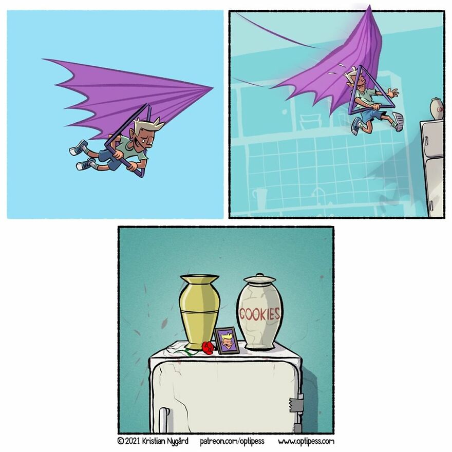 Enjoy Comics With Twisted Endings By Kristian Nygård