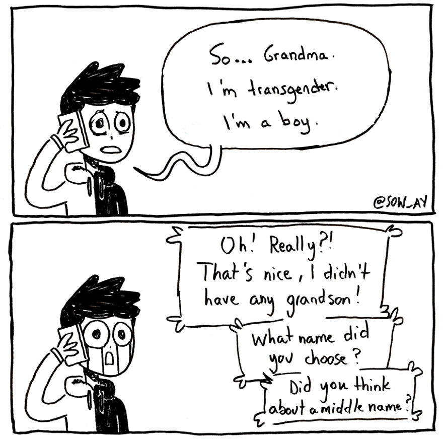 I Draw Comics About My Life As A Transgender Guy