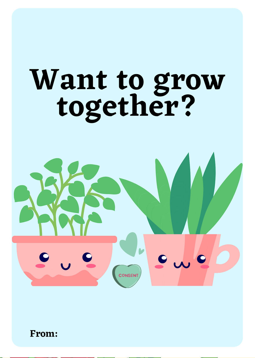 We Created Consent-Centered Valentine's Day Cards Our Society Needs (8 Pics)