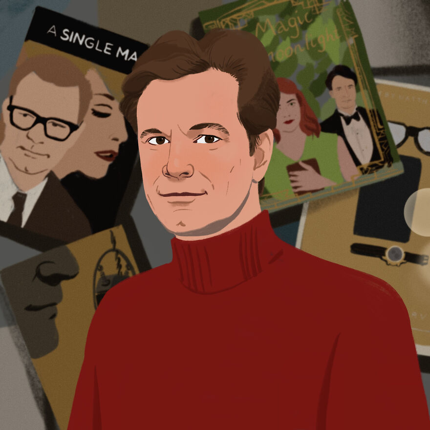 I Drew A Portrait Of Colin Firth