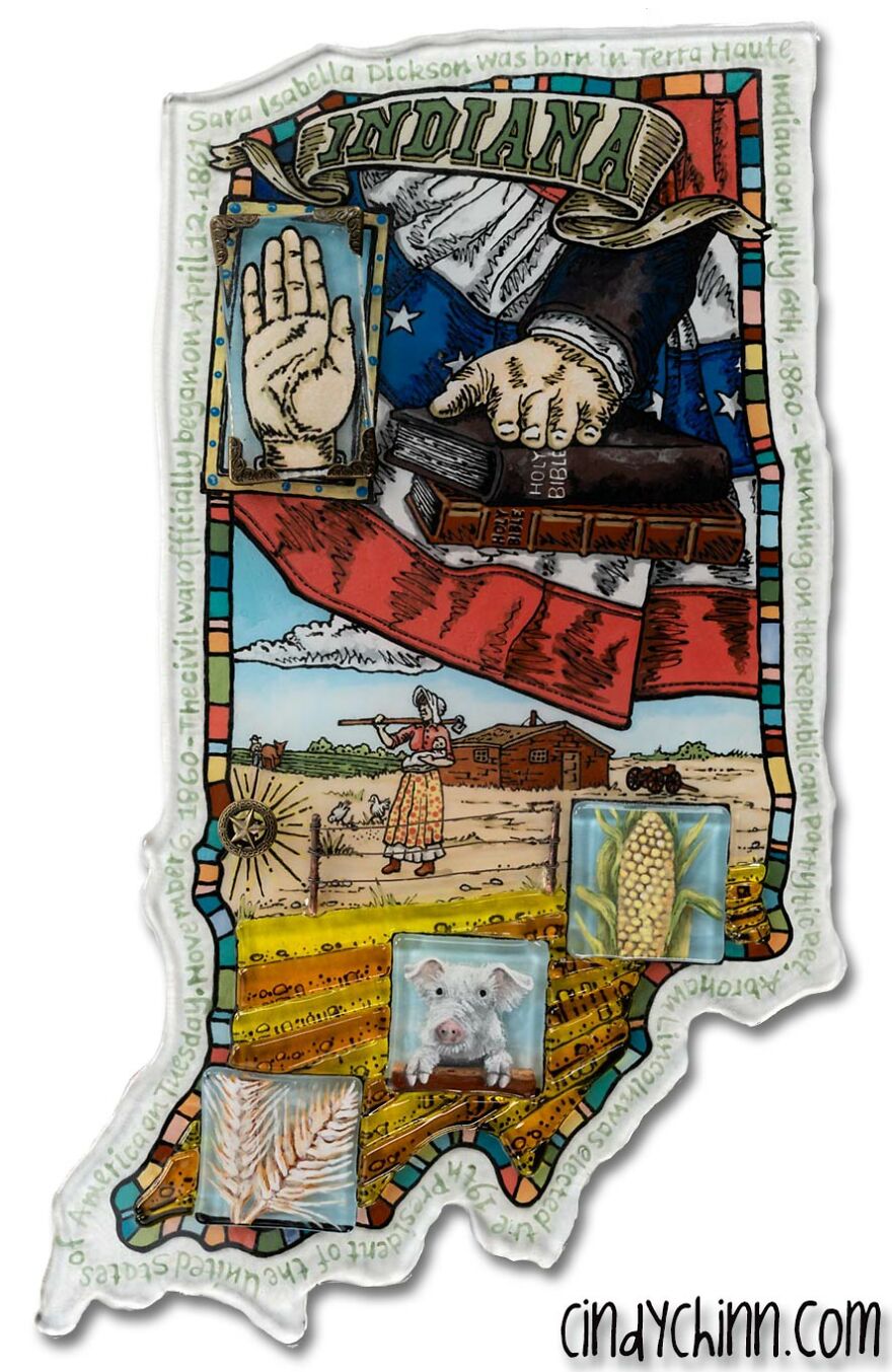 I Told A Historic Story Using Glass Art