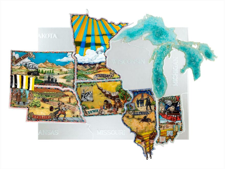 I Told A Historic Story Using Glass Art