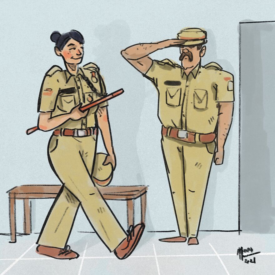 A Man In A Different Uniform (This Day Was Also Women's Day)