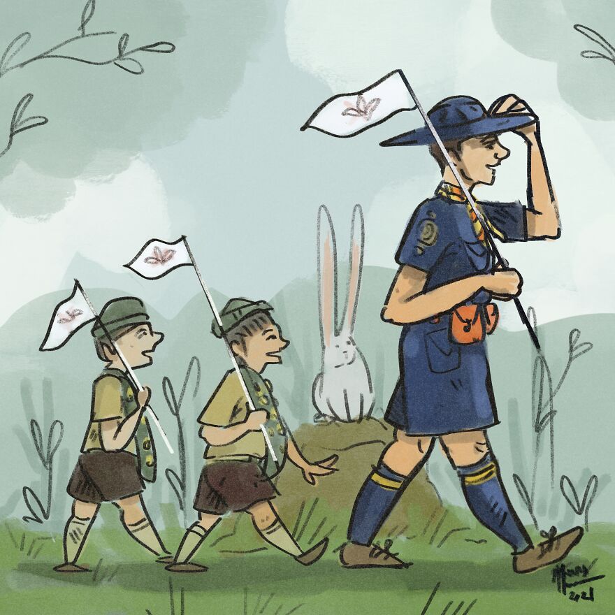 A Man In An Uniform (Scoutmaster)