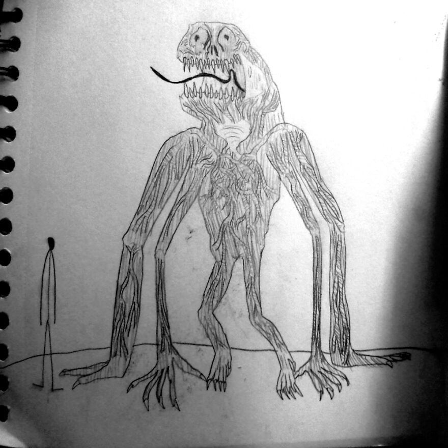 I Make Drawings Of Creatures. Scary, Creepy, Majestic Or Straight Up Weird.