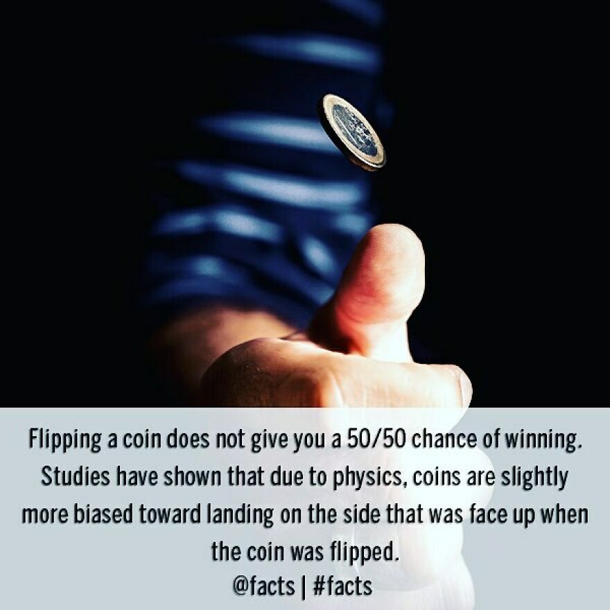 #facts #coin #cointoss #flip #physics #bias