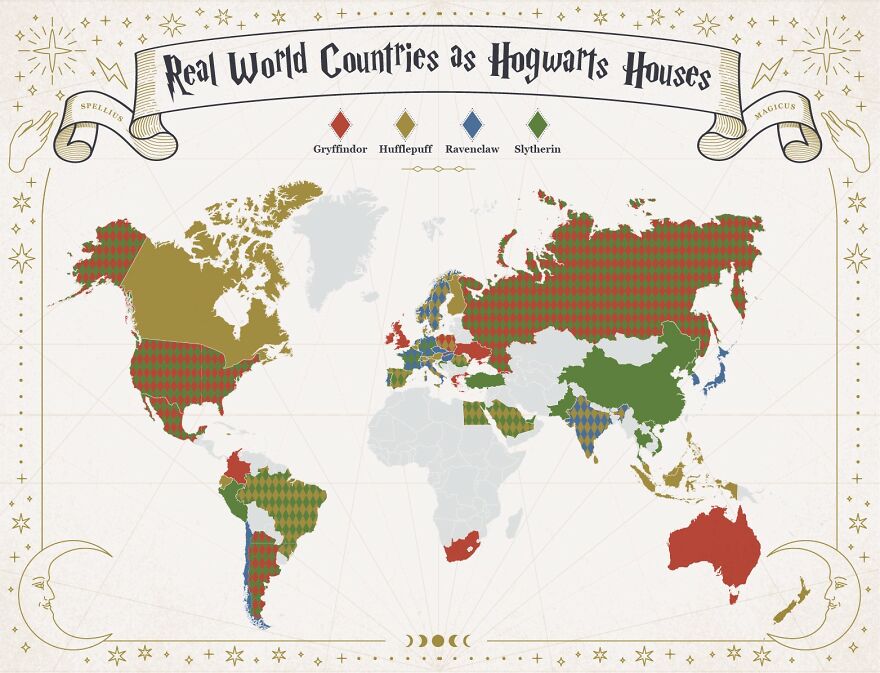 What Harry Potter House Does Your Country Belong To?