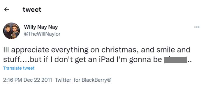Better Gave Him An iPad