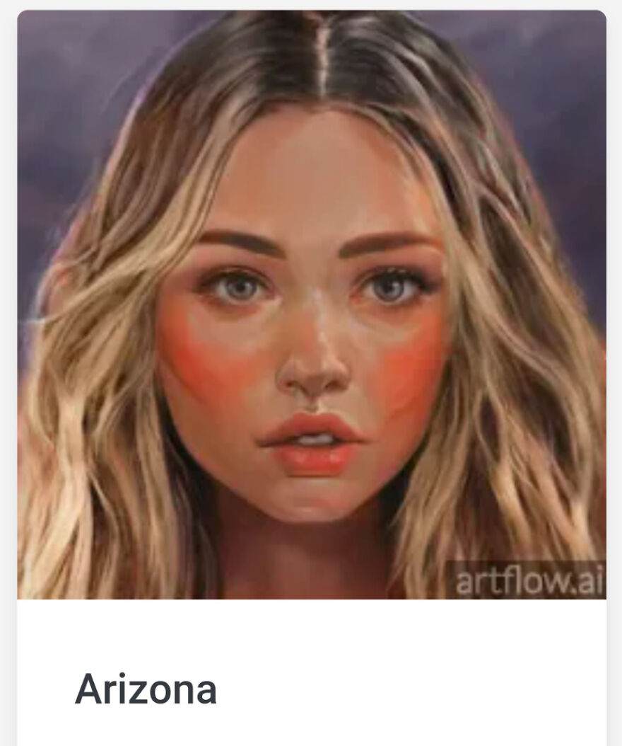 American States As Artflow.ai Portraits Part 1