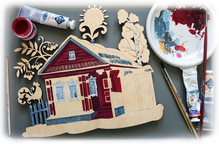 I Made Colorful Wooden Houses (11 Pics) I Made Colorful Wooden Houses (11 Pics)