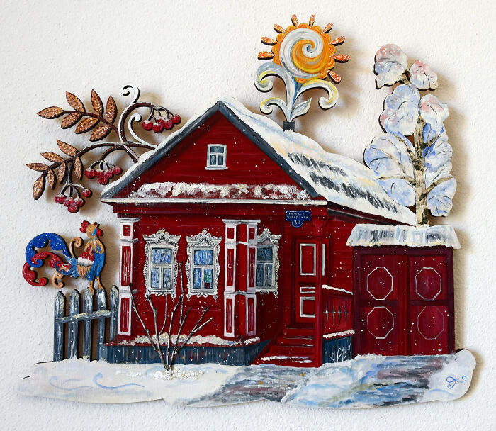 I Made Colorful Wooden Houses (11 Pics) I Made Colorful Wooden Houses (11 Pics)