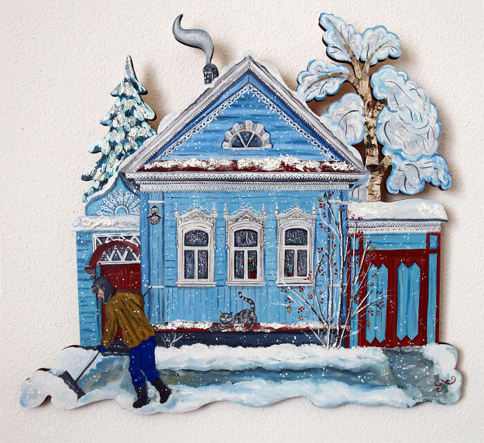 I Made Colorful Wooden Houses (11 Pics) I Made Colorful Wooden Houses (11 Pics)