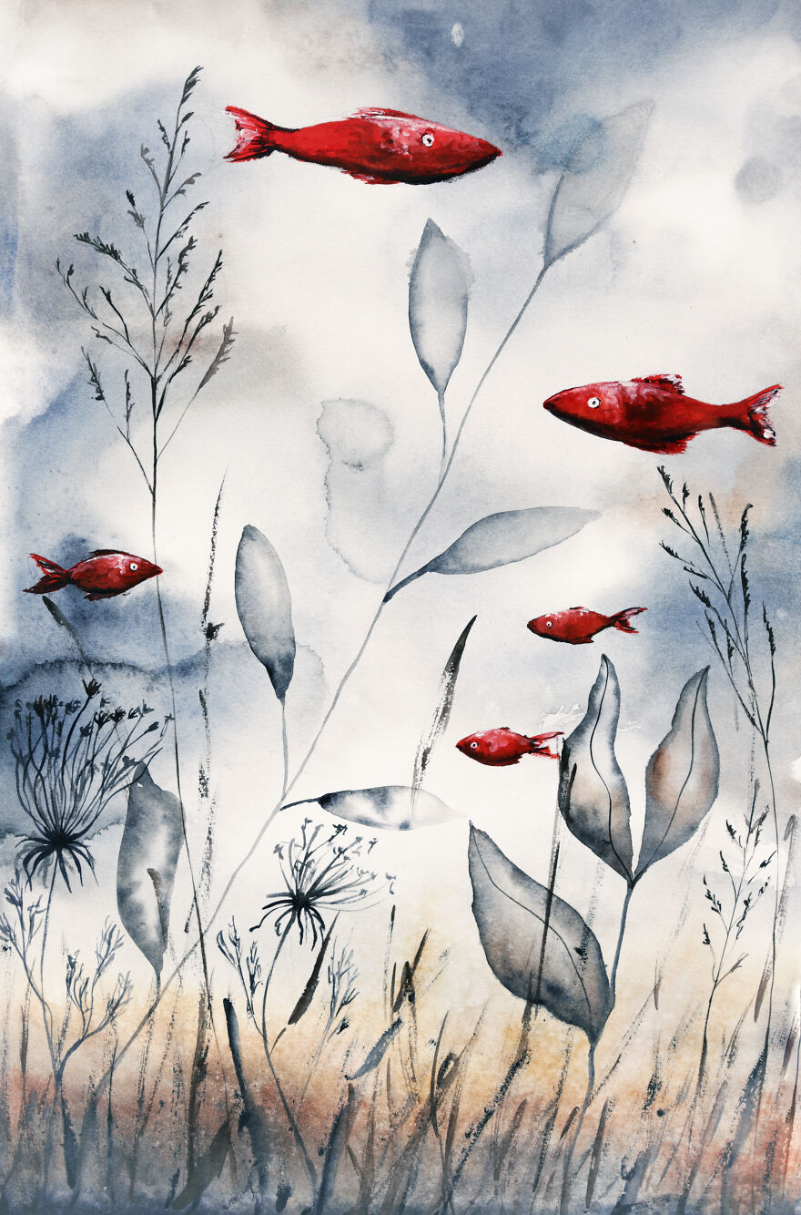 In The Field By Evgenia Smirnova