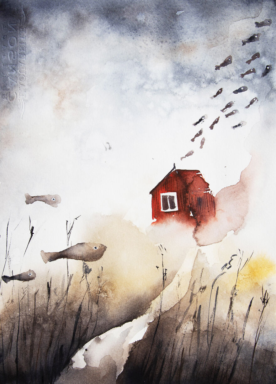 On The Hill By Evgenia Smirnova