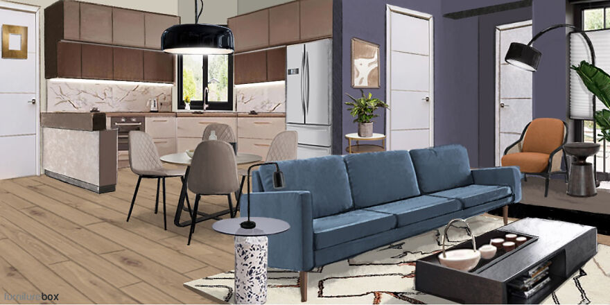 Our Company Redesigned Monica’s Apartment From “Friends” In 7 Interior Styles