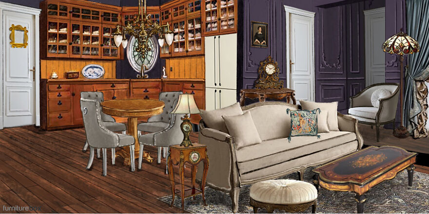 Our Company Redesigned Monica’s Apartment From “Friends” In 7 Interior Styles