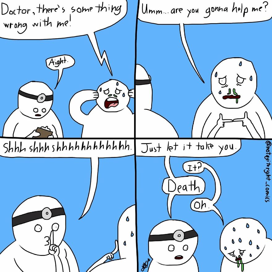 This Guy Makes Comics For Black Humor Lovers