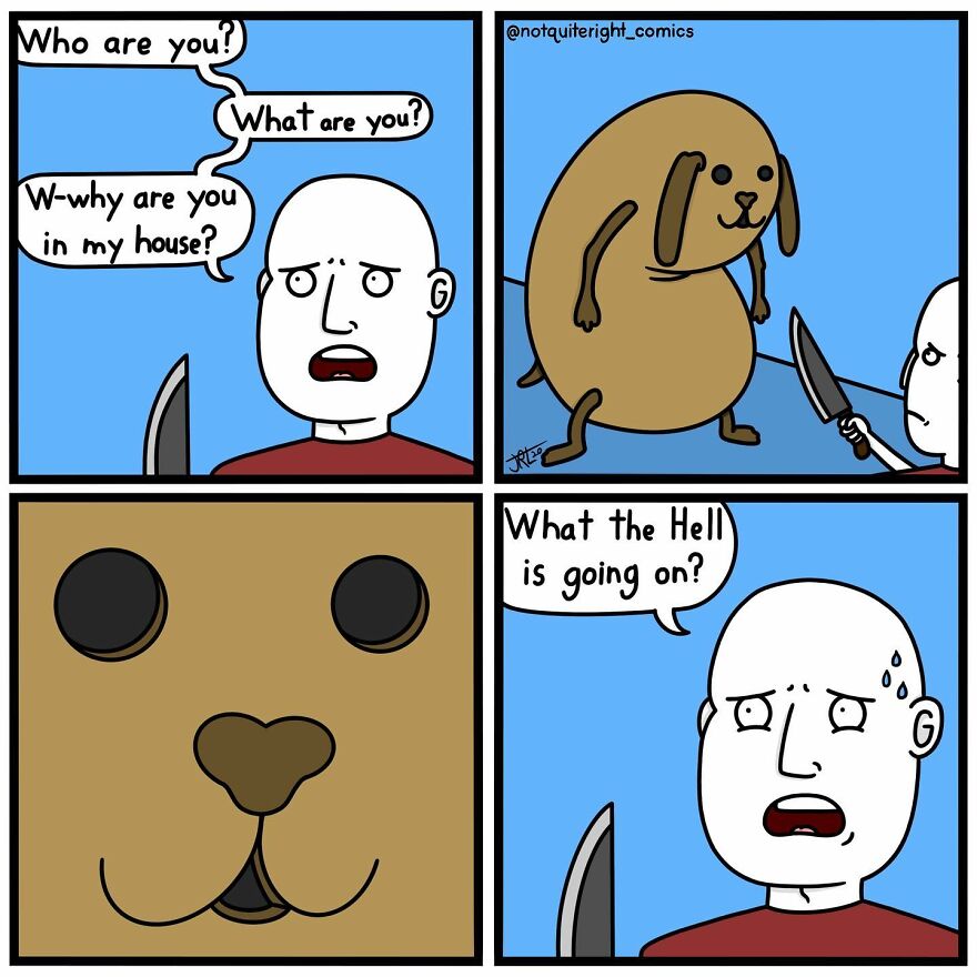 30 Of The Best Dark Humor Comics That Have Surprising Endings By ‘Not