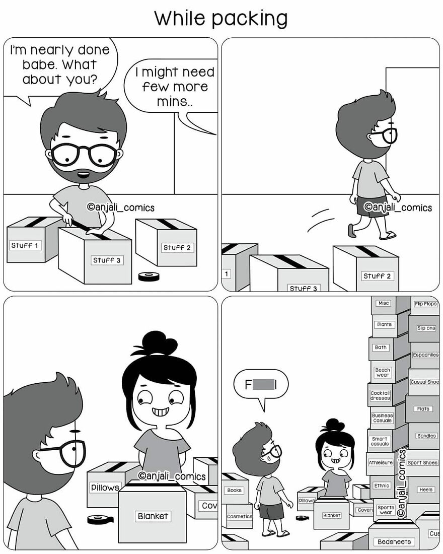 Very Funny Comics By An Artist About Life Together