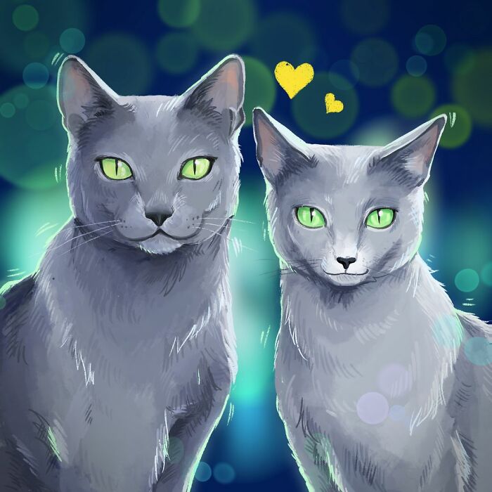 We Drew 7 Adorable Pet Portraits As A Gift For Pet Owners