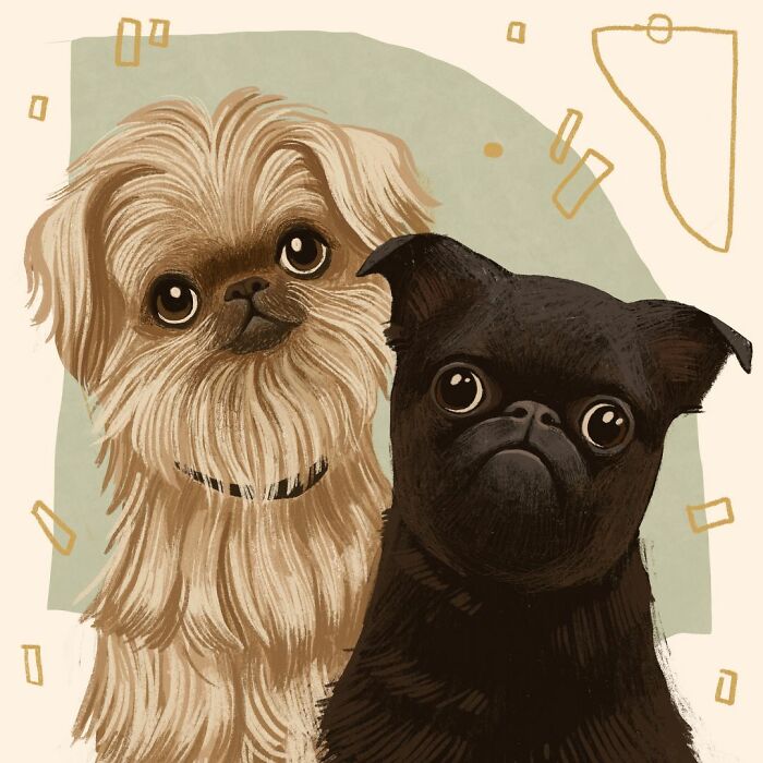 We Drew 7 Adorable Pet Portraits As A Gift For Pet Owners