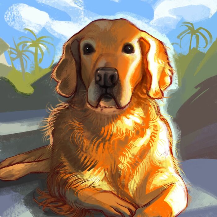 We Drew 7 Adorable Pet Portraits As A Gift For Pet Owners