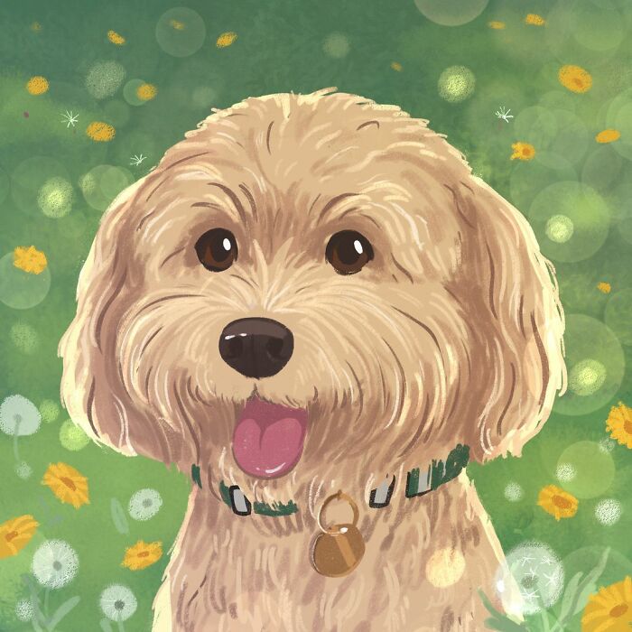 We Drew 7 Adorable Pet Portraits As A Gift For Pet Owners