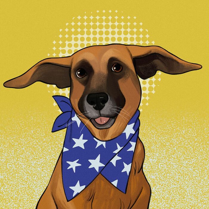 We Drew 7 Adorable Pet Portraits As A Gift For Pet Owners