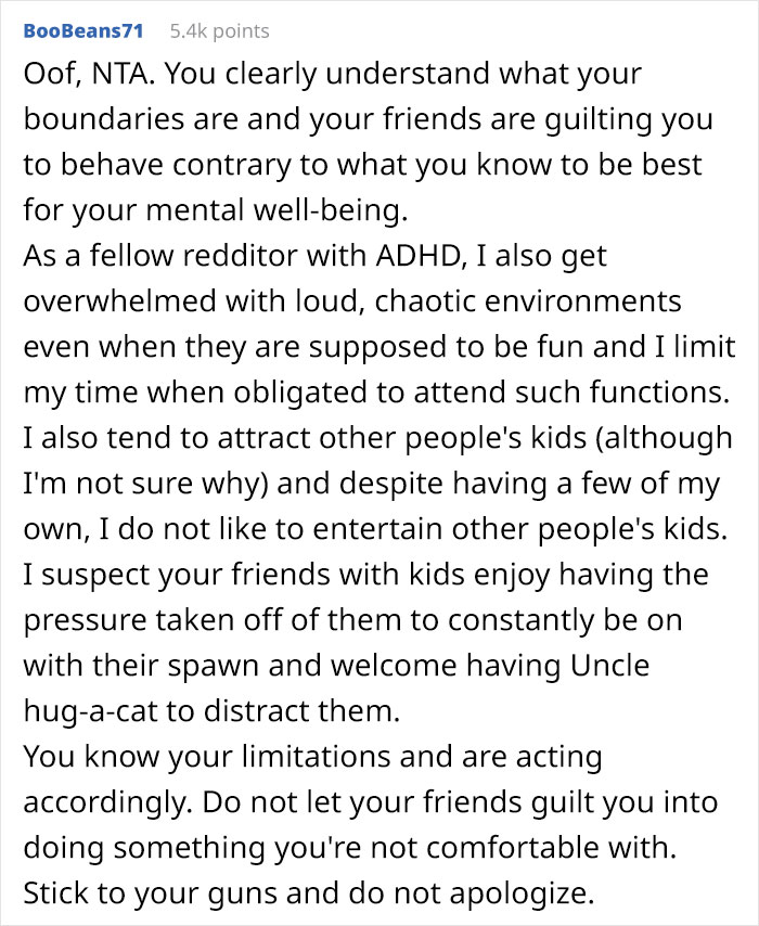 Person In Their 30s Keeps Avoiding Events When Friends’ Kids Are Involved, Gets Called A Selfish “Kid Hater” Person In Their 30s Keeps Avoiding Events When Friends’ Kids Are Involved, Gets Called A Selfish “Kid Hater”