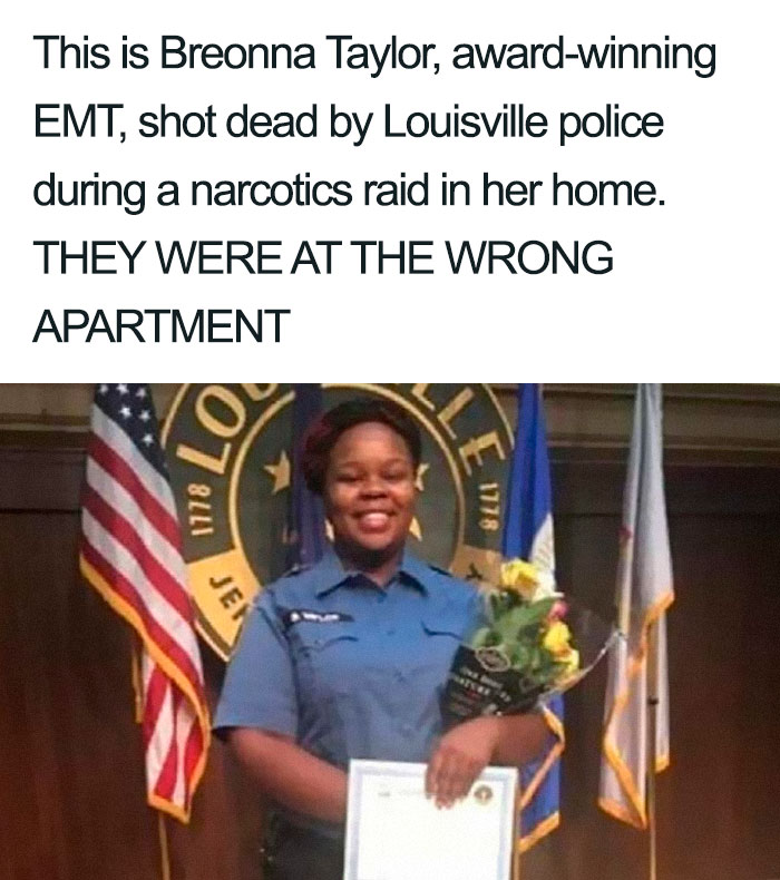 The Only Way There's A Chance The Louisville Police Department Will Pay For Their Crimes Is If We Shine So Much Light On This That There's No Way They Can Sweep This Under Yet Another Carpet