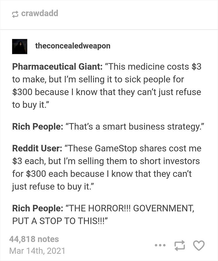 Using The Market To Hurt The Rich