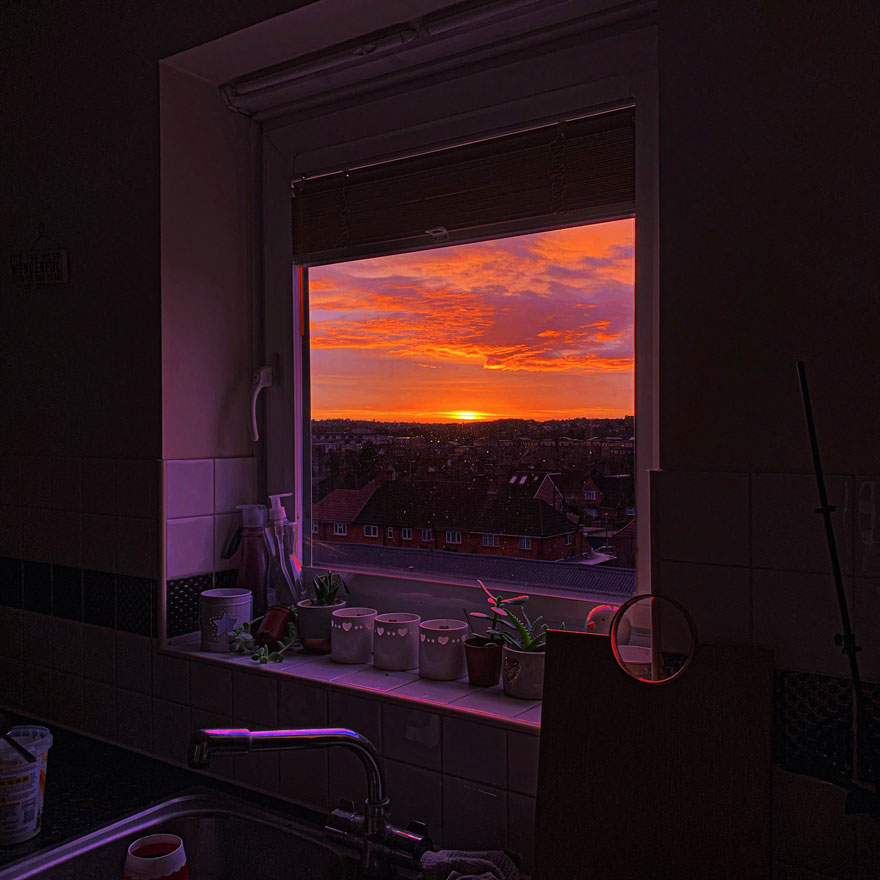 Was Treated To This View From My Kitchen. Thanks Universe