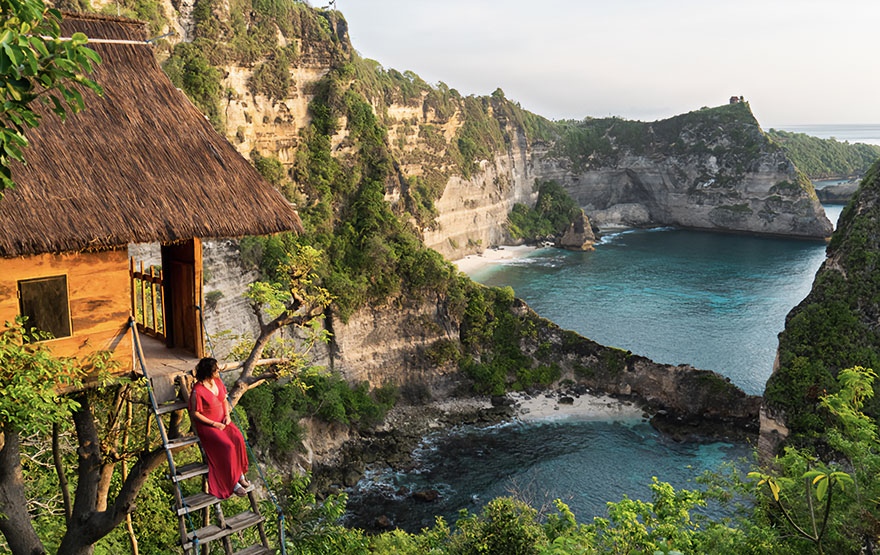The Best View From Any Airbnb We've Ever Stayed In By Far - Nusa Penida, Indonesia