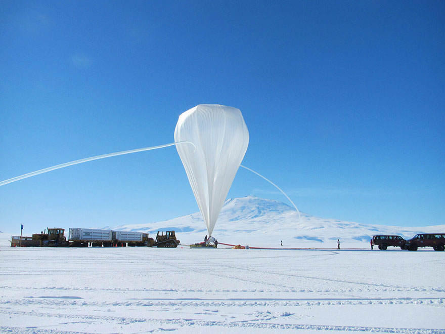 Nasa Scientific Balloon In Antarctica