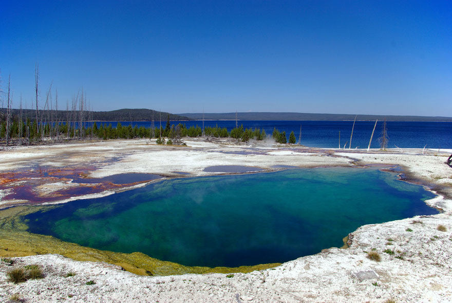 Abyss Pool, West Thumb, Yellowstone National Park (A Unesco World Heritage Site)