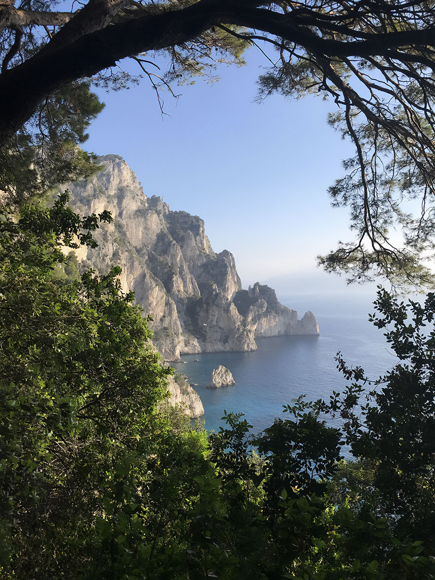 Morning Hike On The Island Of Capri