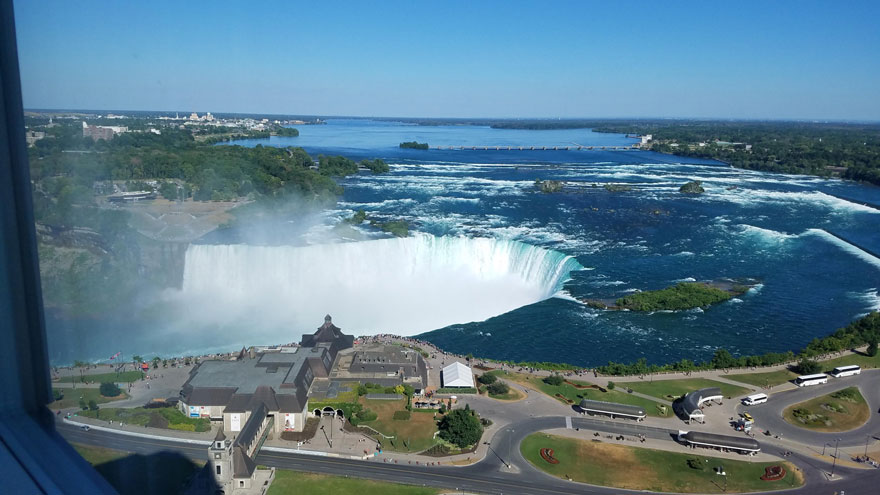 Went To Niagara Falls And Was Shocked To Discover That The Best View Was From Our Hotel Room