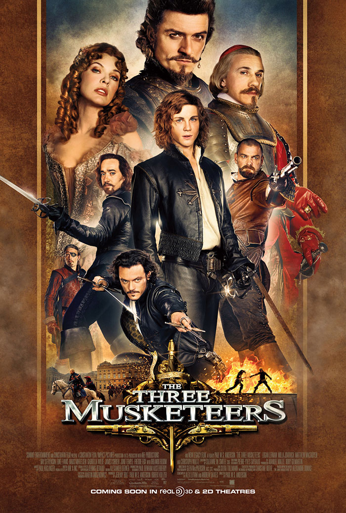 Poster of The Three Musketeers movie 