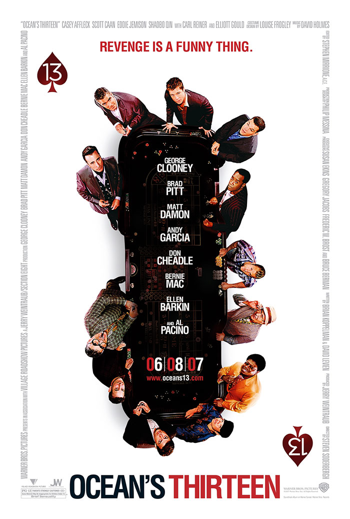 Poster of Ocean's Thirteen movie 