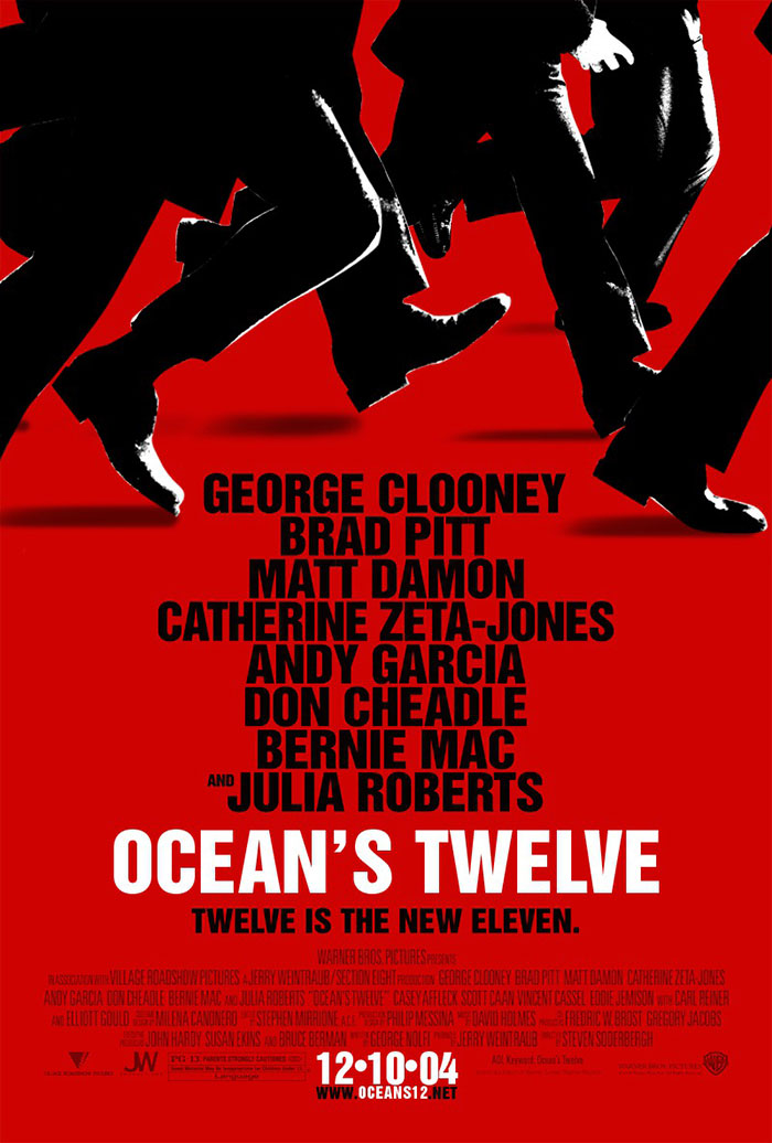 Poster of Ocean's Twelve movie 