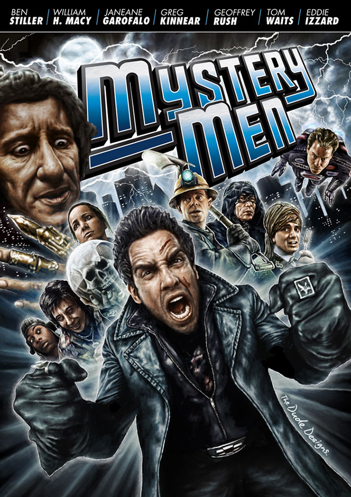 Poster of Mystery Men movie 